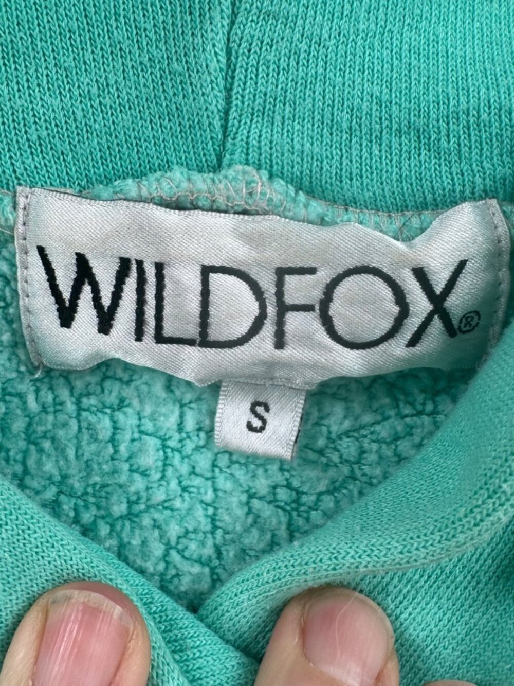 Wildfox Hoodie Sweatshirt Beverly Hills Vacation Sz S Pink Blue - Picture 4 of 9